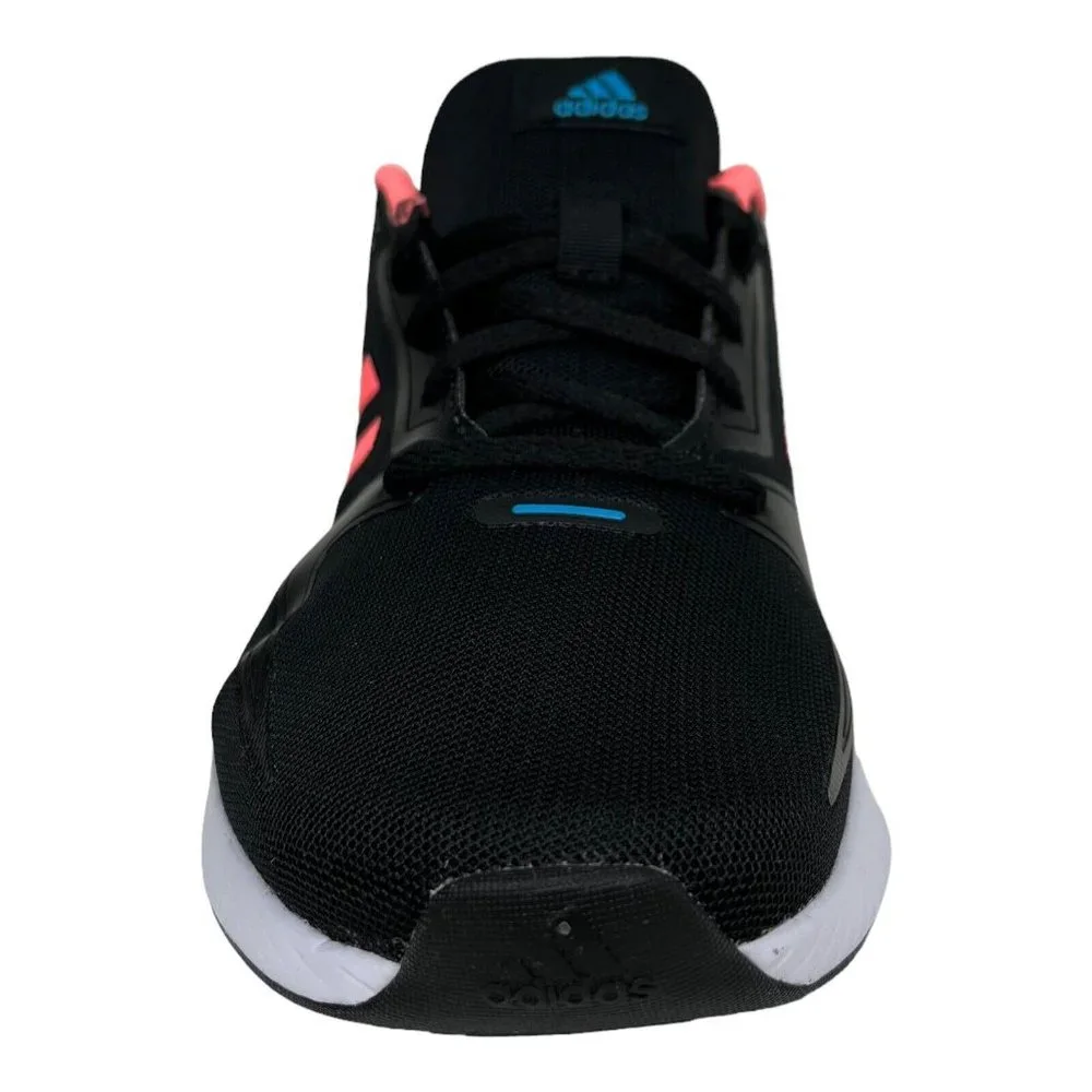 Adidas Runfalcon Big Girls Sneakers Size 7 Black Coral Comfortable Running Shoes